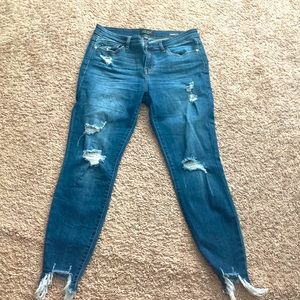 Shark bite denim